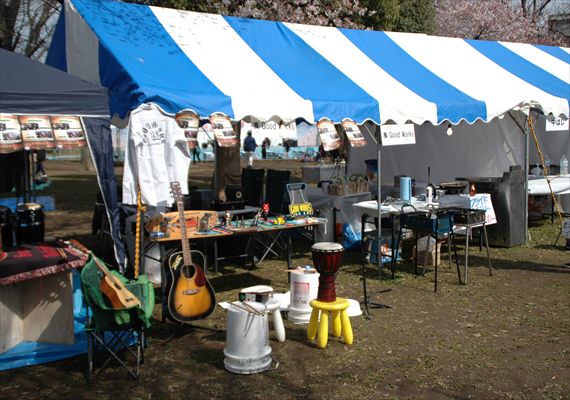 桜祭り・GOOD WORKSブース出展